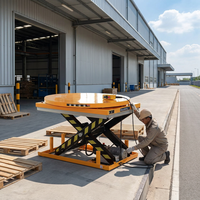 Tables élévatrices rotatives pour palettes de 1 et 2 tonnes, pour le levage de marchandises