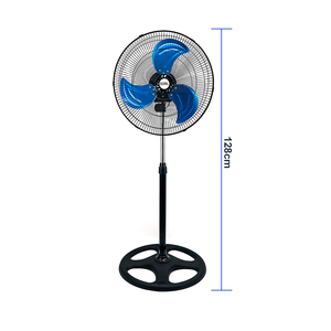 Ventilador Industrial de Alta Potencia de 18 Pulgadas: Ventilador de Alto Flujo de Aire para Uso en Fábricas y Comercios, Pedestal Doméstico con Oscilación y Alto Flujo de Aire - Product Image 4