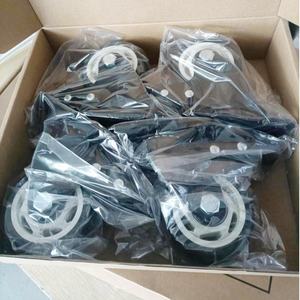 Industrielle Schwerlast-Lenkrollen vom Hersteller, 4 Zoll, mit Doppel-Kugellager und Bremse, für Transportwagen - Product Image 2