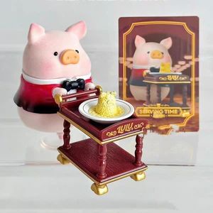 Nouveau authentique Lulu <span class=keywords><strong>le</strong></span> <span class=keywords><strong>cochon</strong></span> PIGCHELIN Restaurant série 8 pièces boîte aveugle PVC collection Kawaii figurines thème alimentaire décor - Product Image 2