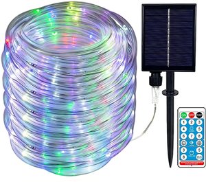 Đèn Dây Đồng <span class=keywords><strong>LED</strong></span> Năng Lượng Mặt Trời IP67 Chống Nước Dùng Năng Lượng Mặt Trời 12M 100LEDS Độ Sáng Cao Để Trang Trí Giáng Sinh - Product Image 6
