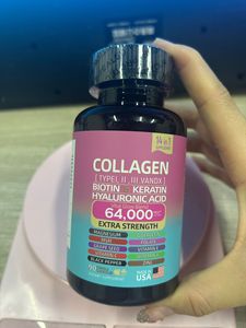 Capsules de suppléments de beauté personnalisées avec logo, collagène <span class=keywords><strong>marin</strong></span> naturel, peptides, vitamines, biotine, acide hyaluronique pour adultes - Product Image 5