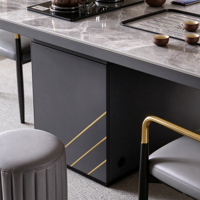 Nouvelle table centrale en bois de luxe moderne haut de gamme avec tiroir pour bureau
