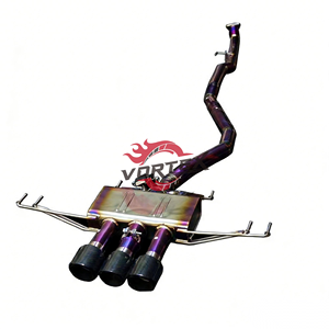 Système d'échappement léger haute performance en alliage de titane bleu brûlé Vortex pour Type-R FK8 I8 1.5T, ajustement universel 1.2mm 24 - Product Image 6