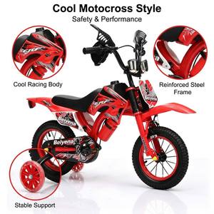Vélo pour enfants style mini-<span class=keywords><strong>moto</strong></span>, directement de l'usine, 12, 16, 20 pouces, pour garçons, avec roues d'apprentissage, personnalisation OEM disponible - Product Image 2