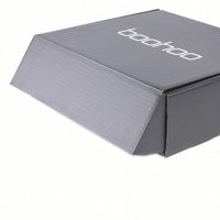 Scatola postale stampata con Logo personalizzato in cartone grigio di lusso per la confezione di tastiera del Computer, cartella di laminazione opaca