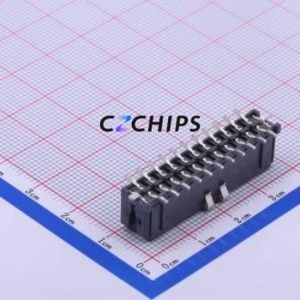 X3025WVS-2x11D-LPSW Wire-to-Board Pin Header SMD,P=3mm Connector 2x11P 3mm Vertical Mount 2P - Product Image 2