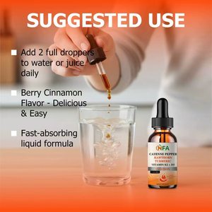 OEM Private Label Cayenne Pepper Hawthorn Turmeric <b>Vitamin</b> K2 D3 <b>Liquid</b> Drops with Cayenne Extract Immune Bone Health Drops - Product Image 3
