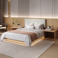 Ensemble de meubles de chambre d'hôtel 5 étoiles de luxe, design personnalisé, panneaux solides modernes, écologiques, garantie 3 ans, utilisation en appartement