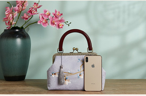 2023 nouveaux produits Cheongsam Style ancien sac à main rétro femmes or sac à la main dîner <span class=keywords><strong>république</strong></span> de chine Style sac - Product Image 6