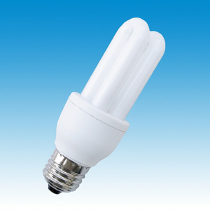 Bombilla de bajo consumo CFL 2U E27 6000K Luz diurna Alert 6000 horas CRI 80 Base de plástico Lámpara fluorescente Garantía de 2 años AC 220V 1000 - Product Image 1