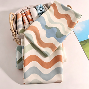 Serviettes de cuisine en coton 100% de haute qualité, impression personnalisée, douces, légères, réutilisables, absorbantes, chiffons à vaisselle, vente en gros pour la maison - Product Image 1