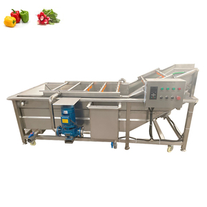 Machine à laver les fruits et légumes à bulles en acier inoxydable avec agitation + machine à nettoyer les fruits et légumes à bulles - Product Image 3