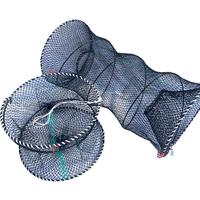 Piège à homard en HDPE avec ressort, taille personnalisée 40*80cm, maille de 2.5cm, filet de pêche, piège à poulpe