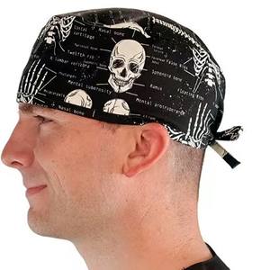 Gorro de Médico, Enfermera o Cirujano con Diseño de Calavera para Veterinaria - Product Image 2