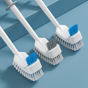 Kaiyoujie Toilet <b>Brush</b> Wall Mounted Plastic Long Handle Durable Rectangular Modern Bathroom Cleaning Tool - Product Image 3