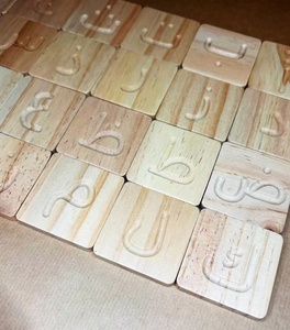 Set di carte da tracciamento dell'alfabeto arabo per strumenti didattici per bambini tavola di tracciamento dell'alfabeto in legno giocattoli educativi montessori - Product Image 5