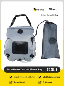Sac de <span class=keywords><strong>Douche</strong></span> <span class=keywords><strong>Solaire</strong></span> Pliable et Étanche 20L pour Camping et Pique-nique Toutes Saisons - Offre Spéciale - Product Image 5
