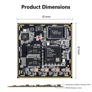 Kits de placas de desarrollo PZ7010-SOM/PZ7020-SOM con FPGA XC7Z010/XC7Z020 para núcleo ARM SoC con soporte PCIE para ZYNQ 7000 - Product Image 3