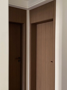 Puerta Interior de Madera Personalizada, Puerta Compuesta de Madera Sólida con Melamina, Diseño de Puertas Interiores de MDF para <span class=keywords><strong>Casa</strong></span> - Product Image 4