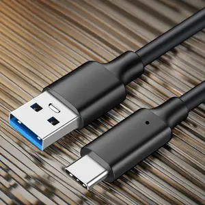 Cabo USB Tipo C de 0,5 M 3A Carga rápida de carregamento rápido USB-C para celular e carro cabo de dados multifuncional de proteção trançada