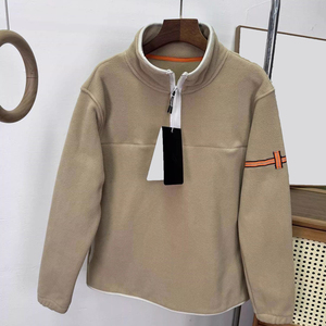 Sudaderas con <span class=keywords><strong>capucha</strong></span> de forro polar de ajuste holgado con media cremallera, tipo jersey, para hombre, deportivas, al por mayor, con bolsillo, antiestáticas, personalizables - Product Image 4