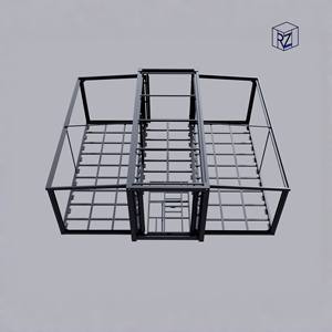 Moderne Europese 20ft 2-slaapkamer uitbreidbare luxe stalen containerwoning mobiel appartement woonkamer skiresort hotel - Product Image 2