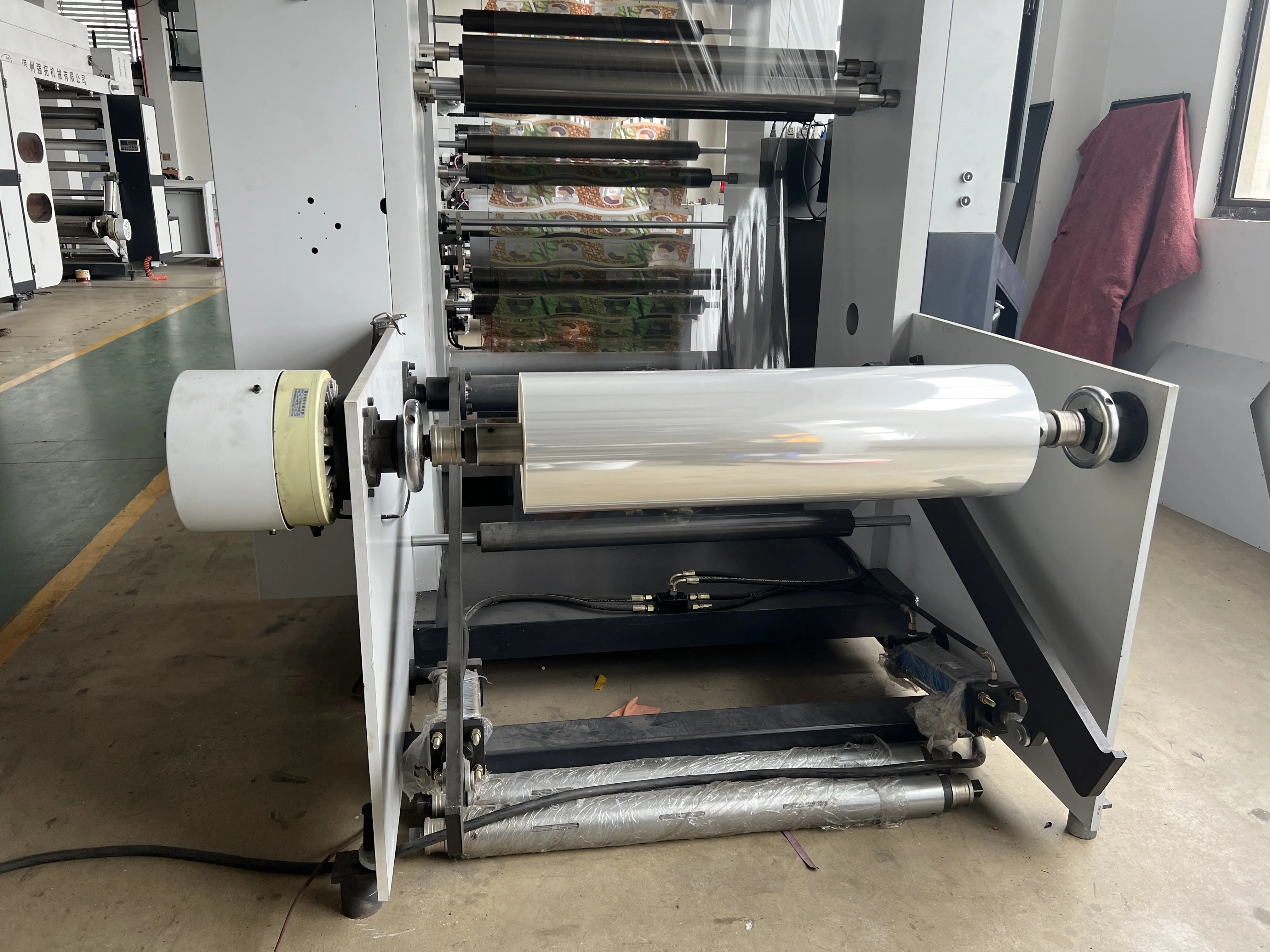 Тип CI, высокоскоростной рулон для рулона чернил на водной основе, флексографская печатная машина для бумаги/пленки, флексографический принтер