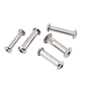 Wholesale ISO Metric Stainless Steel M6 Female and Male Hexagon Head Nuts and <strong>Bolts</strong> for Furniture Assembly Screw Fasteners - Product Image 2