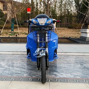 Triciclo Eléctrico de Limpieza de Acero Inoxidable de 500L con Capacidad de Carga de 100-200kg y Autonomía de 50-70km para Mantenimiento Urbano y de Propiedades - Product Image 5