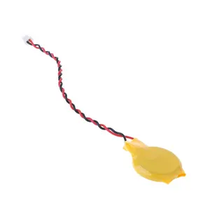 Pile bouton au lithium <span class=keywords><strong>rechargeable</strong></span> CR2032 3V à succès pour ordinateur portable, batterie CMOS CR2032 au lithium pour pH-mètre avec fils - Product Image 2