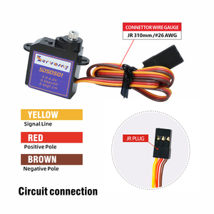 5G High-Precision Micro <strong>Servo</strong> Motor 1KG 6.0V Coreless Metal Gear Digital Mini RC <strong>Servos</strong> for Plane Mini Z Car Robot Smart Lock - Product Image 6
