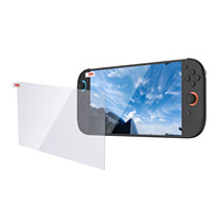 Protection d'écran en verre trempé pour console de jeu 2 avec fonctions anti-traces de doigts et anti-lumière bleue