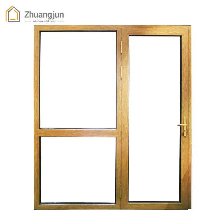 หน้าต่างอลูมิเนียมกันเสียงกระจกสองชั้นและประตูบานเลื่อนระเบียงหน้าต่างกระจกขนาดใหญ่