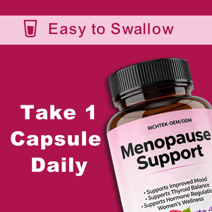 Oen/ODM Hot Bán chăm sóc sức khỏe của phụ nữ thời kỳ mãn kinh hỗ trợ viên nang tâm trạng cải thiện màu đen cohosh cho phụ nữ sức khỏe tuyến giáp viên nang - Product Image 5