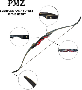PMZ Tir à l'<span class=keywords><strong>arc</strong></span> Takedown Recurve Bow Kit <span class=keywords><strong>Longbow</strong></span> Archery Equipment <span class=keywords><strong>Arc</strong></span> Hunting - Product Image 2