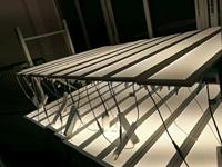 Panneau lumineux LED Fineline 675x675 pour marché français