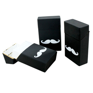 Custom Cigarette Case Silicone Cigarettes Box Portable Pack 20pcs Regular Size Cigarettes Box