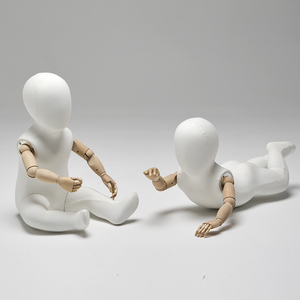 MIU2 - <span class=keywords><strong>C</strong></span> Venta al por mayor Maniquí para la venta Bebé 6 Meses Niños Ropa Exhibición Vestido de cuerpo completo Tela de espuma Niño Maniquí - Product Image 2