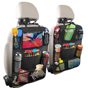 HOT WaterProof multifunctional car backseat organiser car back seat organizer with pockets for up to iPad, Kids Toy Storage