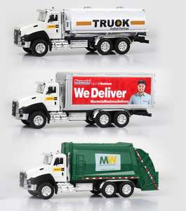 Modello di auto in lega modello in scala 1:50 su misura modello giocattolo modello di simulazione di auto cisterna per trasporto espresso veicolo OEM - Product Image 2