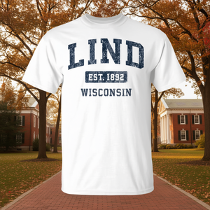 เสื้อยืดวินเทจลินด์ วิสคอนซิน แอธเลติก ตั้งแต่ปี 1892 - Product Image 3