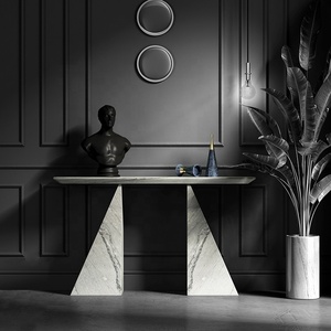 <span class=keywords><strong>Console</strong></span> d'entrée en marbre gris <span class=keywords><strong>moderne</strong></span>, durable et de haute qualité, pour la maison et l'atelier - Product Image 5