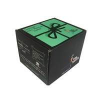 Caja de embalaje de lujo para regalo de chocolate con lazo de papel, estampado en caliente oro y plata, para almacenamiento de postales de avión de comercio electrónico, fabricación