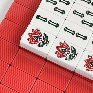 Japanese Mahjong for mahjong table Melamine Mahjong <b>Set</b> with case with <b>dice</b> - Product Image 1