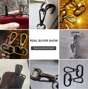 Boucles à ressort pivotantes en métal Porte-clés O Ring Homard Fermoir Griffe Mousqueton <span class=keywords><strong>Collier</strong></span> de <span class=keywords><strong>chien</strong></span> Mousqueton Sac à main Accessoires de bricolage - Product Image 6