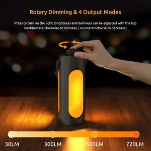 <b>Rechargeable</b> Camping Light with Large Capacity Battery Portable <b>LED</b> Tent <b>Lantern</b> for Outdoor Use - Product Image 3