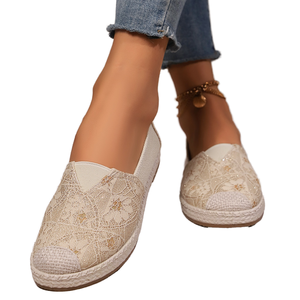 Nouvelles ballerines d'été pour femmes, semelle souple, légères, respirantes, antidérapantes, chaussures décontractées à enfiler, taille 36-41 - Product Image 2