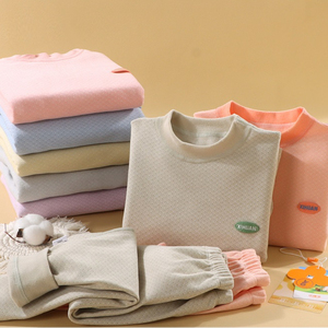 Pyjamas d'hiver chauds et respirants en tricot 100 % polyester, imprimés, épais et doublés <span class=keywords><strong>polaire</strong></span>, pour enfants, collection 2025, vente chaude transfrontalière - Product Image 1