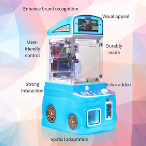 Baihui hoạt hình búp bê máy đồng xu hoạt động Đồ chơi cần cẩu Arcade Claw Đường máy siêu mini Claw máy - Product Image 4